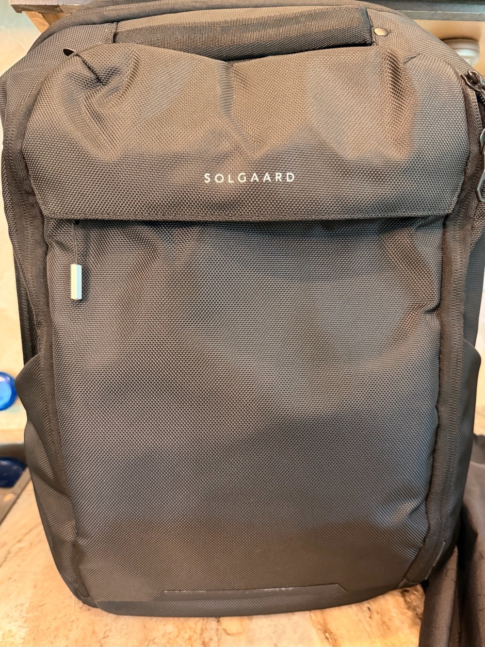 Solgaard Black Commuter Backpack for Men